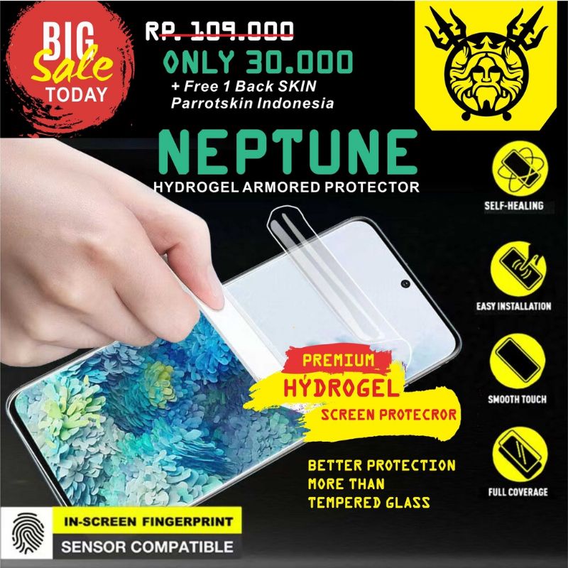 NEPTUNE Hydrogel ALL HP Anti Gores XIAMI MI 8 9 10 11 12 10t 11t Pro Lite FREE 1 BACK SKIN