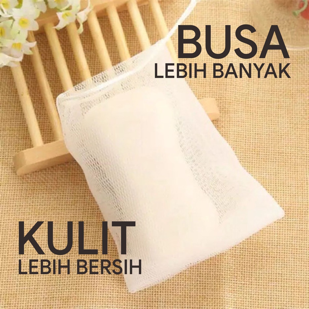 Jual JARING SABUN BATANG Premium Halus Puff Mandi Penghilang Daki