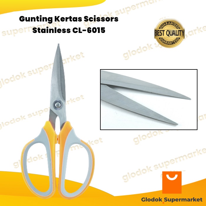 

Terbatas Gunting Kertas Scissors Stainless Cl-6015 Murah