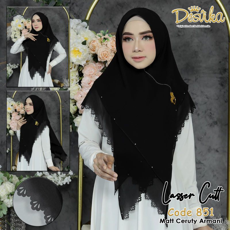 HIJAB KHIMAR SYARII  DESVIKA LASERCUT
