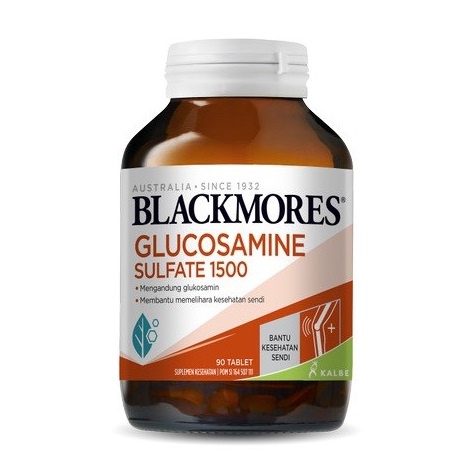 Blackmores Glucosamine Sulfate 1500 90 kapsul tablet Glukosamin Osteoarthritis Osteoporosis Tulang K
