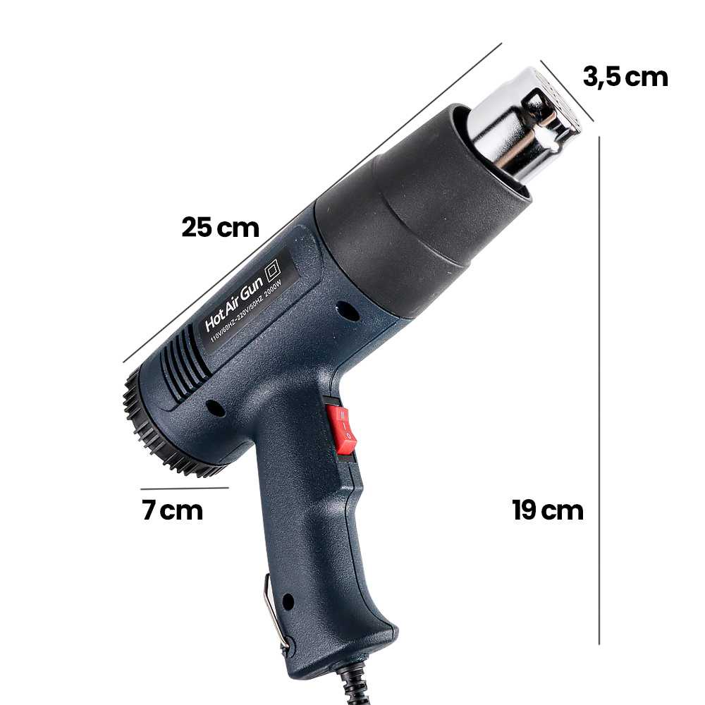 ZHCY Electric Hot Air Gun Dryer Heat Solder Thermal 2000W ( Al-Yusi )