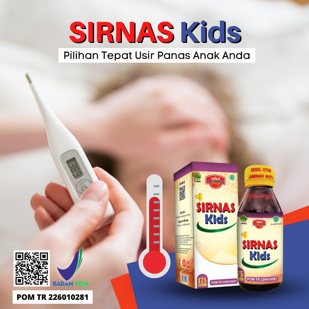 Madu Penurun Panas ATH-THOIFAH Cocok Untuk Anak Anak Maupun Dewasa - Produk ORIGINAL SIRNAS KIDS Ath-Thoifah