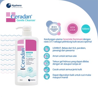 CERADAN GENTLE CLEANSER 500ML