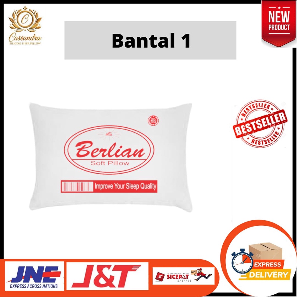 Bantal Guling Berlian Kepala Leher Dacron