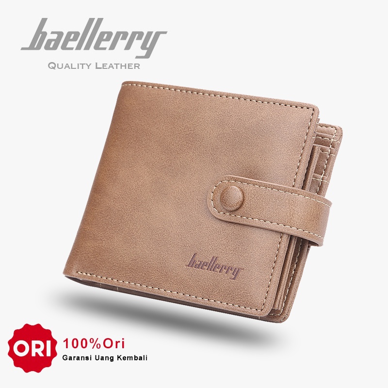 BAELLERRY D1305 Dompet Pria Bahan Kulit PU Leather Premium WATCHKITE WKOS