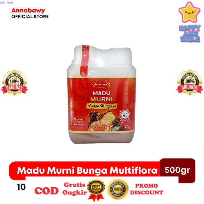 

MADU ASLI ORIGINAL Madu Murni Multiflora Annabawy 500gr Original Best Quality Life Style