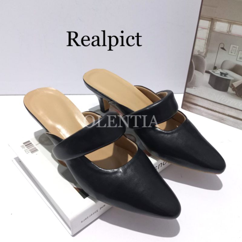 Sepatu Wanita heels mules Terbaru KL 01