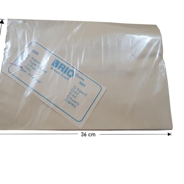 

READY ✅Amplop Coklat Ukuran Folio Seal 1 Pack Isi 100 Lembar|KD8