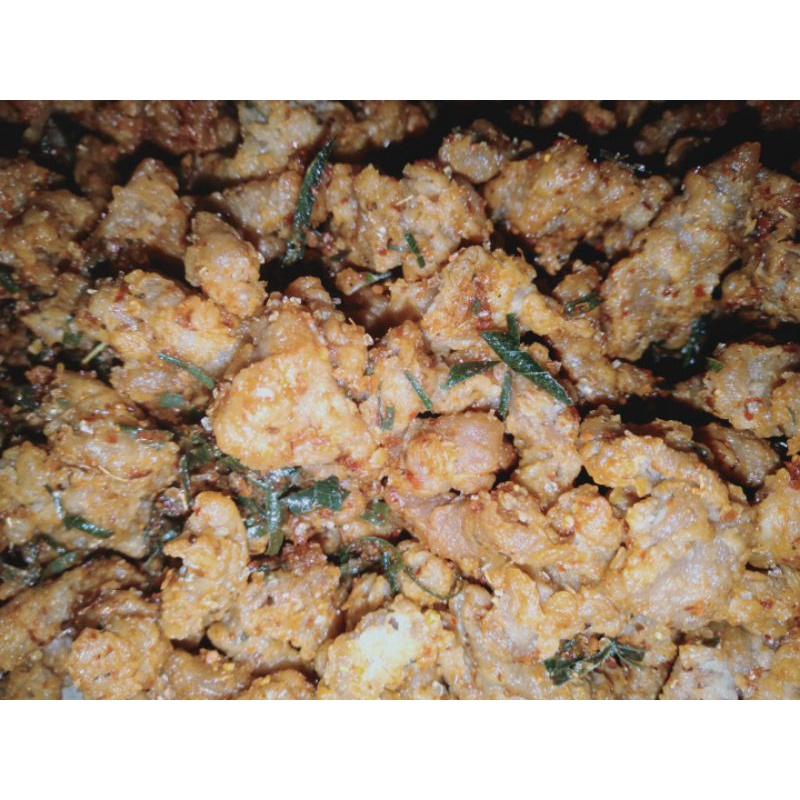 

USUS AYAM CRISPY Pedas,Manis,Asin Gurih,Daun Jeruk Makanan /Cemilan /jajanan ringan Enak buat santai 250g