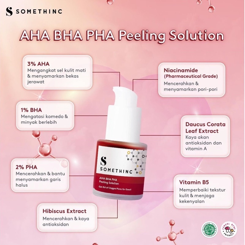 Jual SOMETHINC AHA BHA PHA PEELING SOLUTION 20ml | Shopee Indonesia