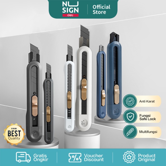 

Pemotong Nusign Cutter / Pisau Kecil Pemotong Multifungsi Anti Karat Ns06X