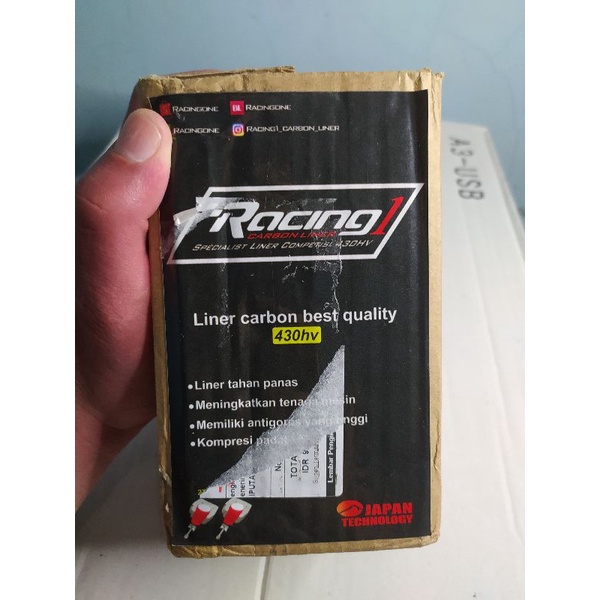 Liner Carbon Racing One 430hv ukuran 65-69mm, not Jp liner, not Brt, not srp, not TDR
