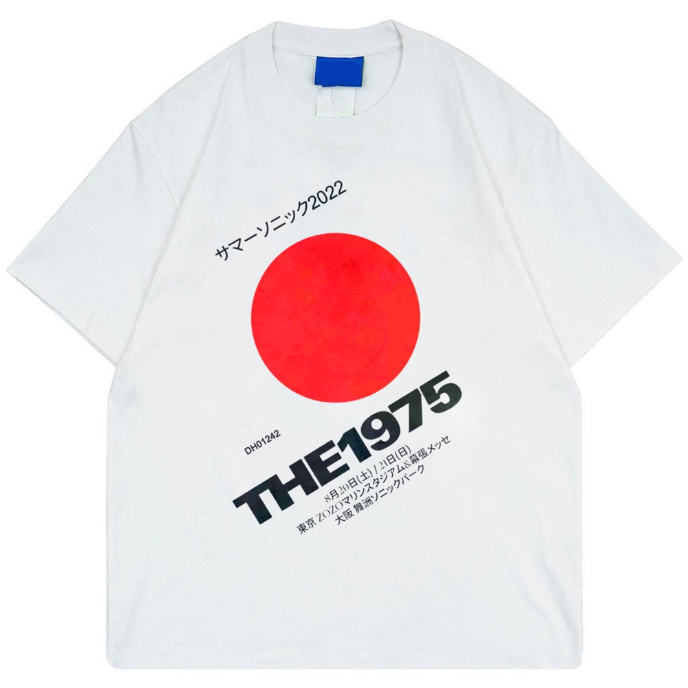 Kaos Band THE1975 Summer Sonic Jappan Tshirt Band Merchandise Rock Alternative