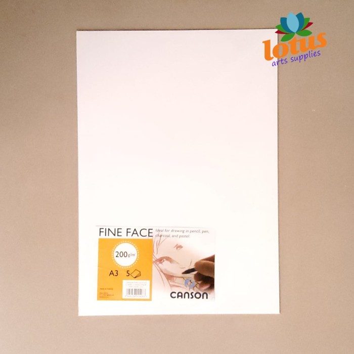 

Buruan Canson Fine Face A3 /Kertas Gambar - 200Gsm 5Sheet Terbatas