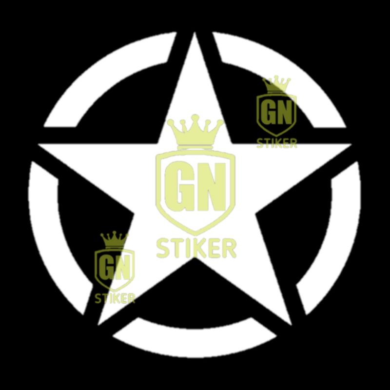 STIKER CUTTING BINTANG A BUAT KAP/PINTU MOBIL DLL