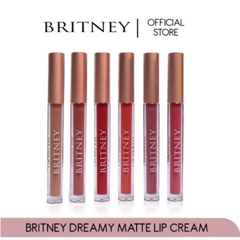 LIPSTIK BRITNEY DREAMY MATTE LIP CREAM