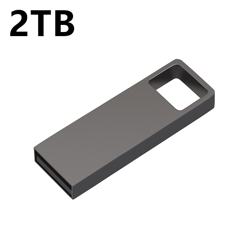 Flash Drive USB 2.0 1TB 2TB Bahan Metal Untuk Penyimpanan Eksternal