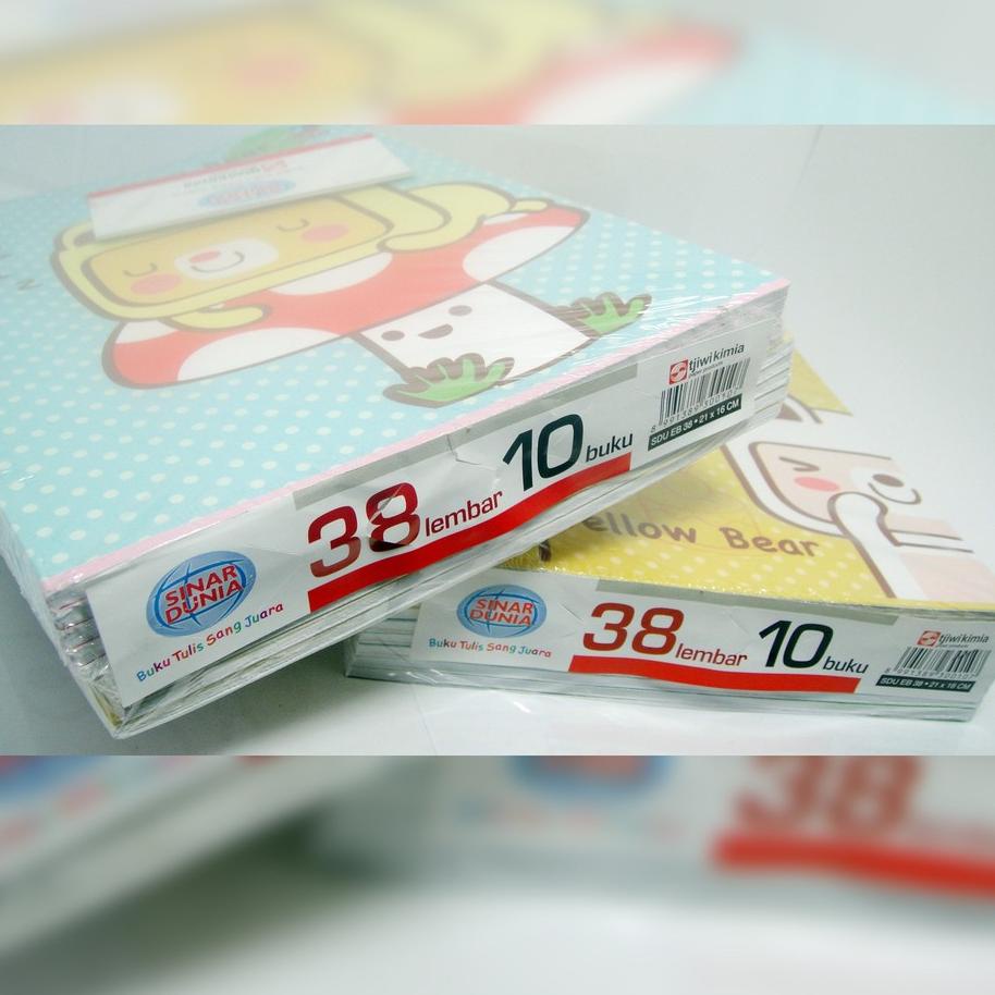 

Hot Buku Tulis 38 Lembar SIDU / SINAR DUNIA Pak ~