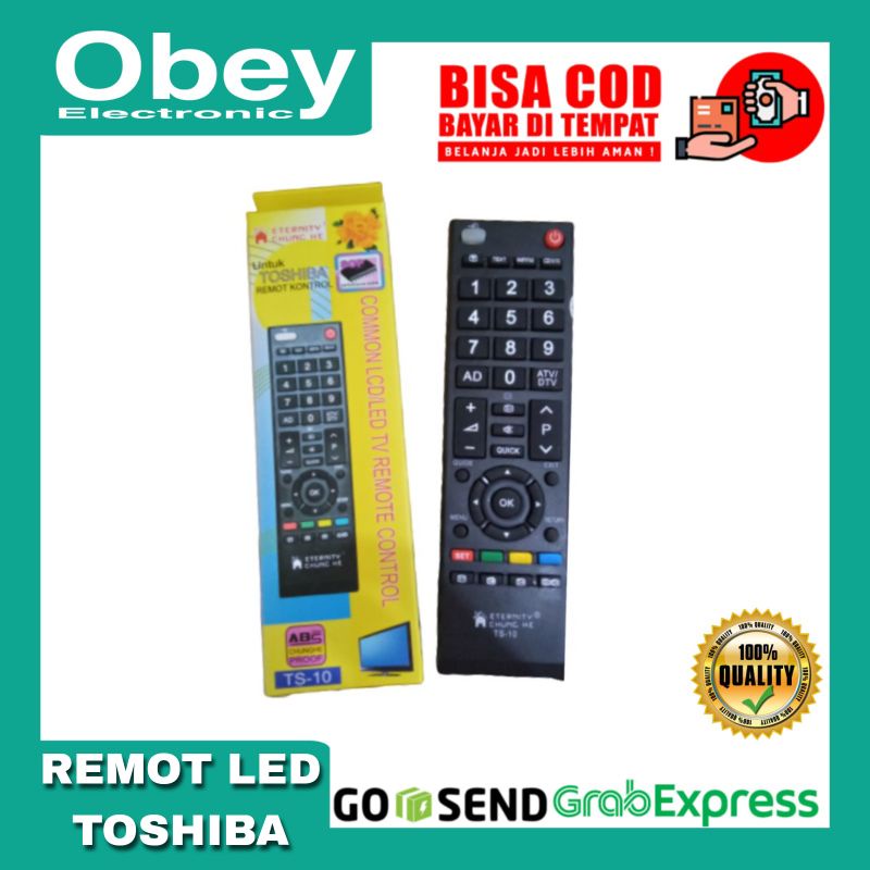 REMOT TV TOSHIBA LCD/LED/TABUNG MULTI/UNIVERSAL/SERBA GUNA