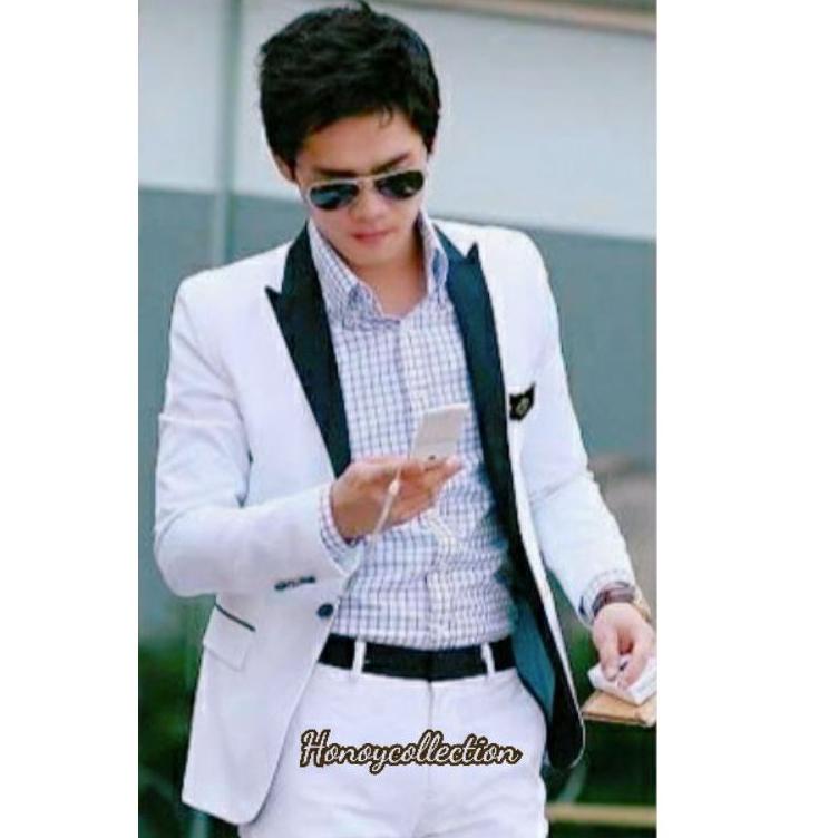 JAS PRIA PUTIH | JAS PUTIH PRIA | BLAZER PRIA PUTIH | JAS FORMAL PRIA | BLAZER PRIA | BLAZER PUTIH ‑