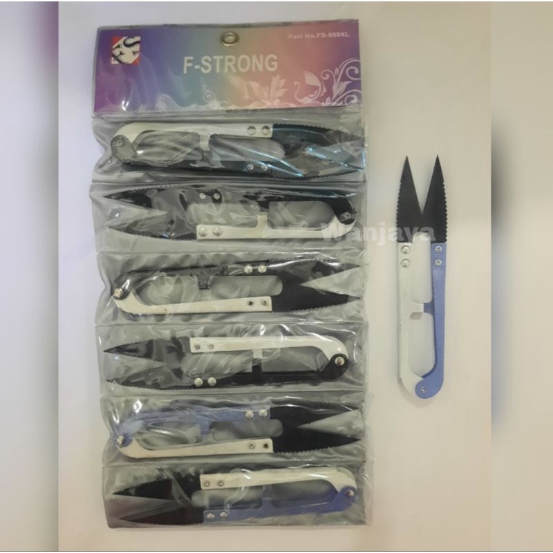 

Gunting catrek / cekris / potong benang / thread cutter besar F-Strong fstrong FS-959XL fs959xl (12 pcs)