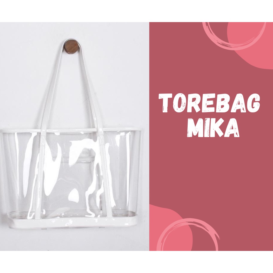 Totebag Mika,Totebag Transparan,Custom Totebag
