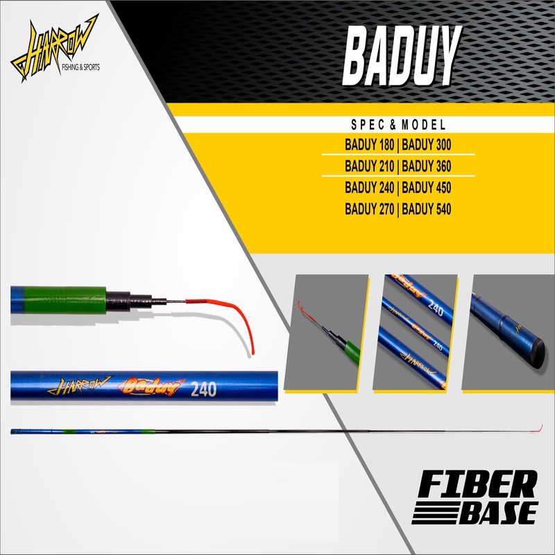 Tegek Pancing Murah Harrow Baduy 210cm - 270cm