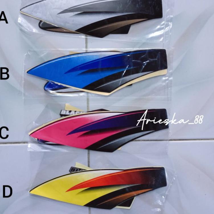 ARM.18Oc22ᴸ ▪ STRIPING BRAVO RC100 | stiker suzuki rc100 black bravo