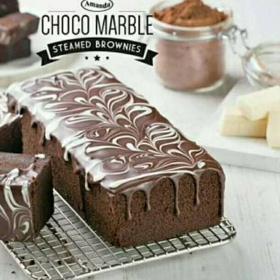 

GRATIS ONGKIR✅Brownies kukus Amanda varian choco marble|RA7