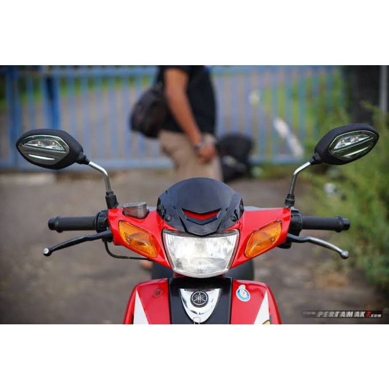 MIKA VISOR FIZ-R YAMAHA X1, JUPITER, SATRIA HIU, 125ZR, VEGA R LAMA