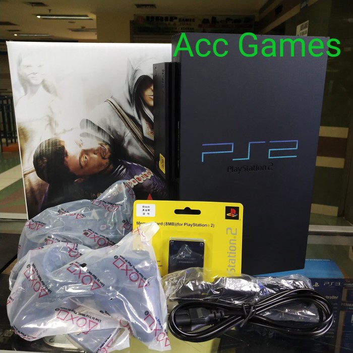 [Game/Console] Sony Ps2/ Ps 2 Fat Sr3/5 Multifungsi+N. A Hdd 160Gb(Internal)Full Game