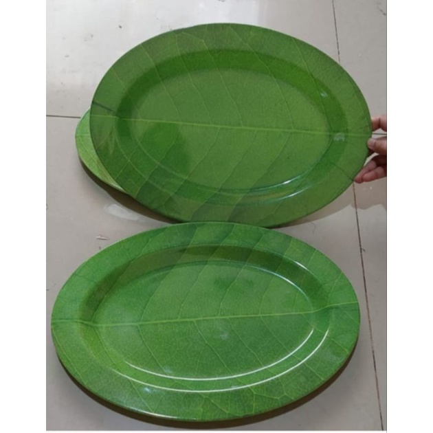 PIRING OVAL DAUN MELAMIN PV-12