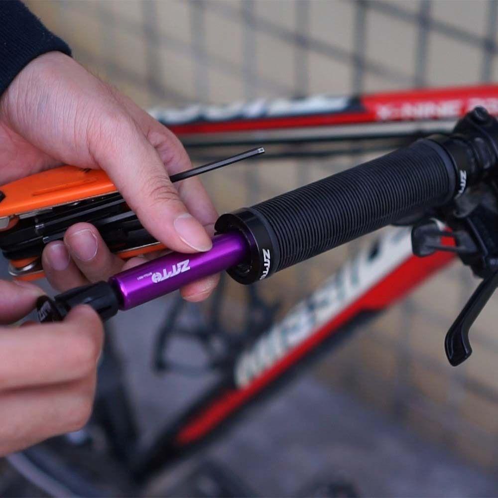 Lanfy Alat Perbaikan Ban Sepeda Portabel Bersepeda Mini Tubeless Tire Repair Tool Stang Colokan Tubeless Merawat Alat Perbaikan Ban Bor Memperbaiki Tusukan Datar Alat Perbaikan Sepeda