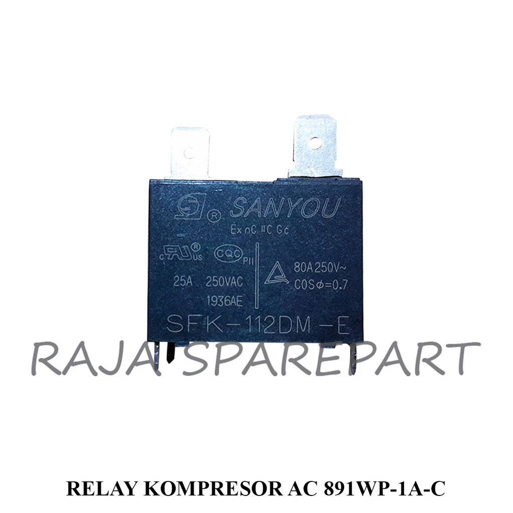 RELAY KOMPRESOR AC 891WP-1A-C