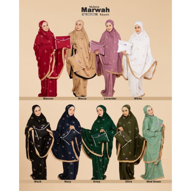 MUKENA MARWAH DEWASA BY AR RAFI