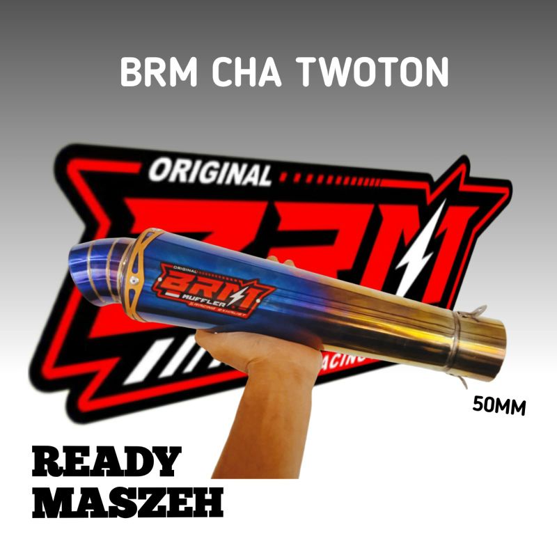 Knalpot BRM KOU TWOTON Original Produk Brm