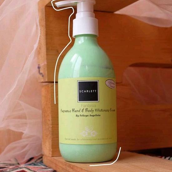 Produk Asli SCARLETT Fragrance Hand Body Lotion Whitening Cream SIN7