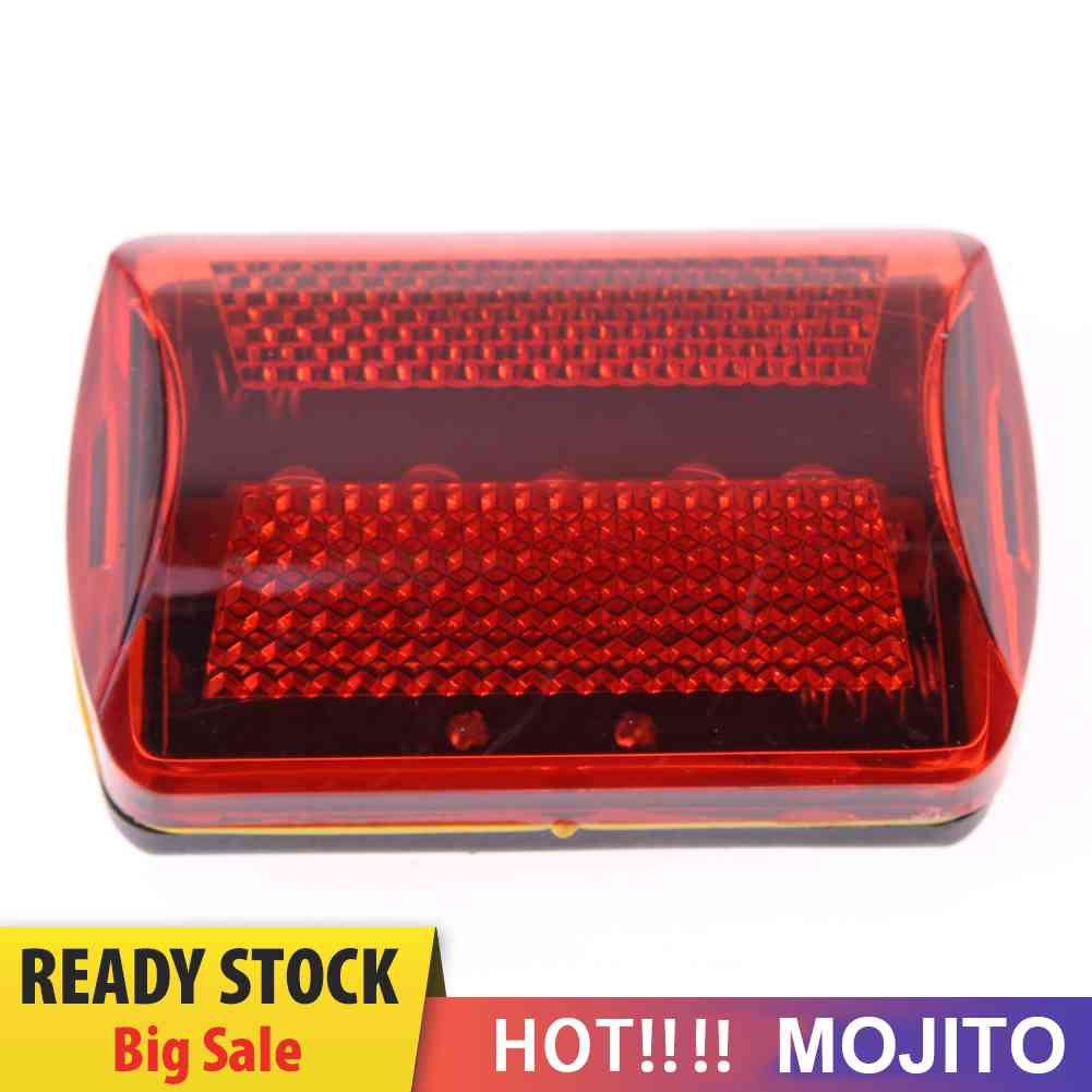 Set Lampu Depan + Belakang Sepeda 5 Led Anti Air Untuk Keamanan