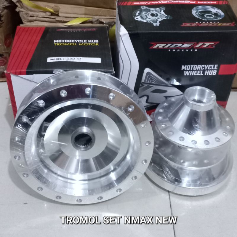 Tromol Ride It NMAX NEW front rear hub