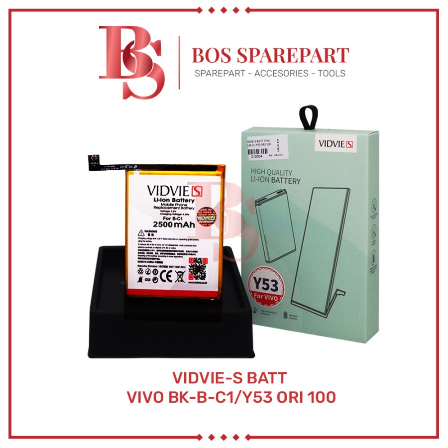 VIDVIE-S BATERAI VIVO BK-B-C1 / Y53 ORI 100 / BATTERY / BATRE