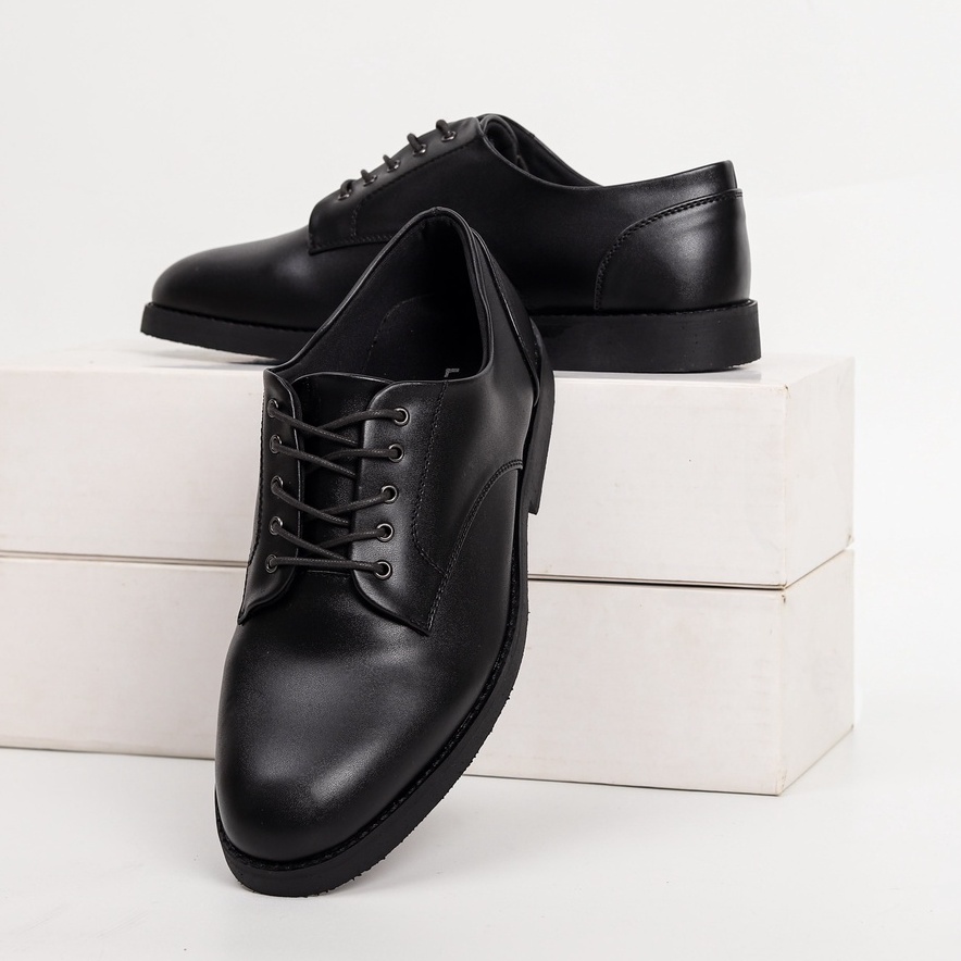 LEGION BLACK |ManNeedMe x Lvnatica| Sepatu Pantofel Pria Formal Kantor ORIGINAL