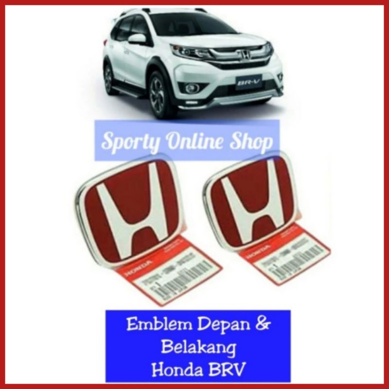 Emblem Logo Brio 2018up, Mobilio, HRV 2018up, BRV Depan Belakang