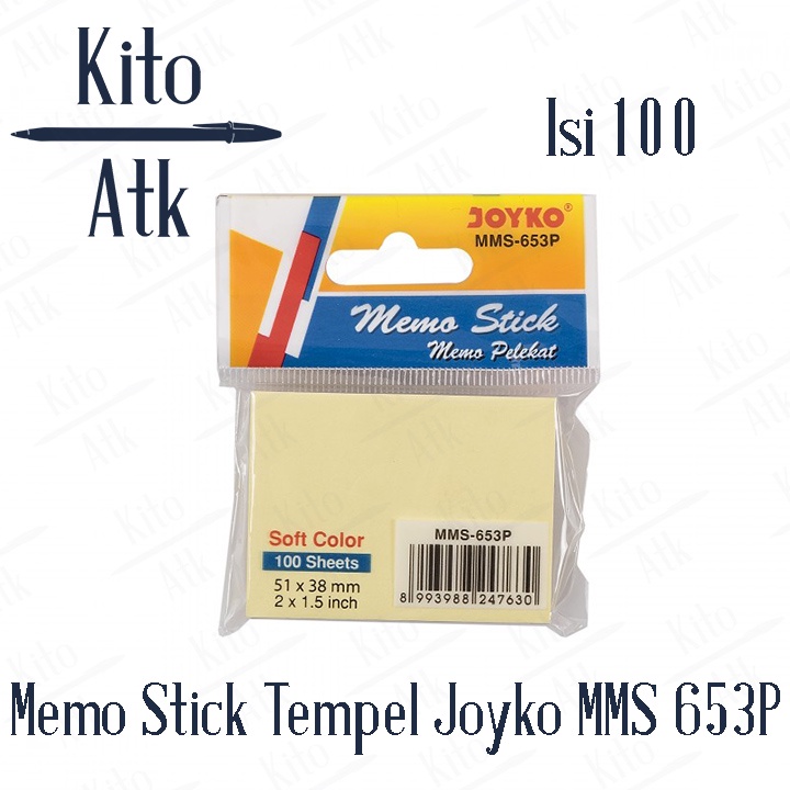 

Memo Stick Tempel Joyko MMS-653P 100 Lembar