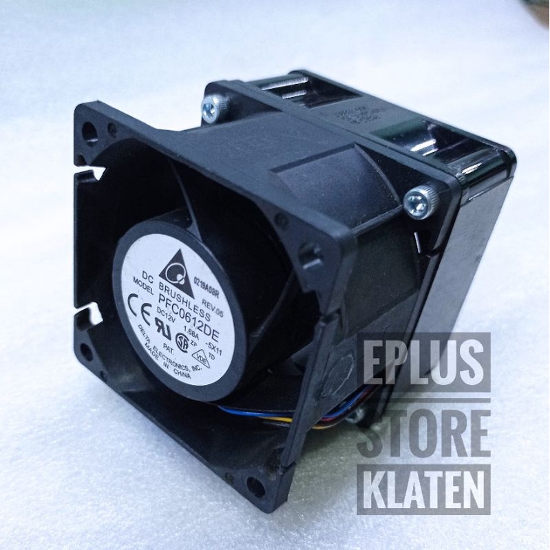 Kipas dc brushless delta 12v 6cm 1.68A 11800rpm delta highspeed kenceng