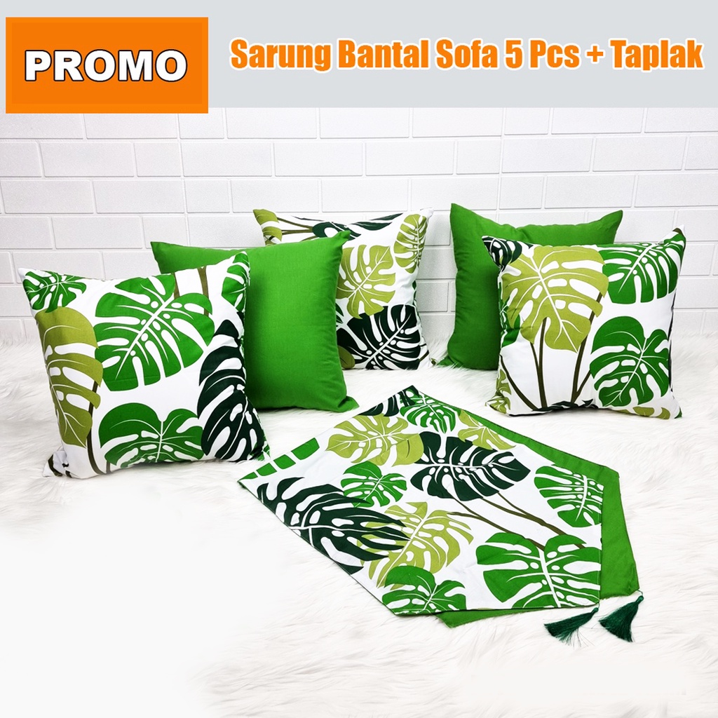 [✅COD] Sarung Bantal Sofa Minimalis Taplak Meja Sofabed Home Decor Dekor Dekorasi Ruang Tamu Perlengkapan Rumah