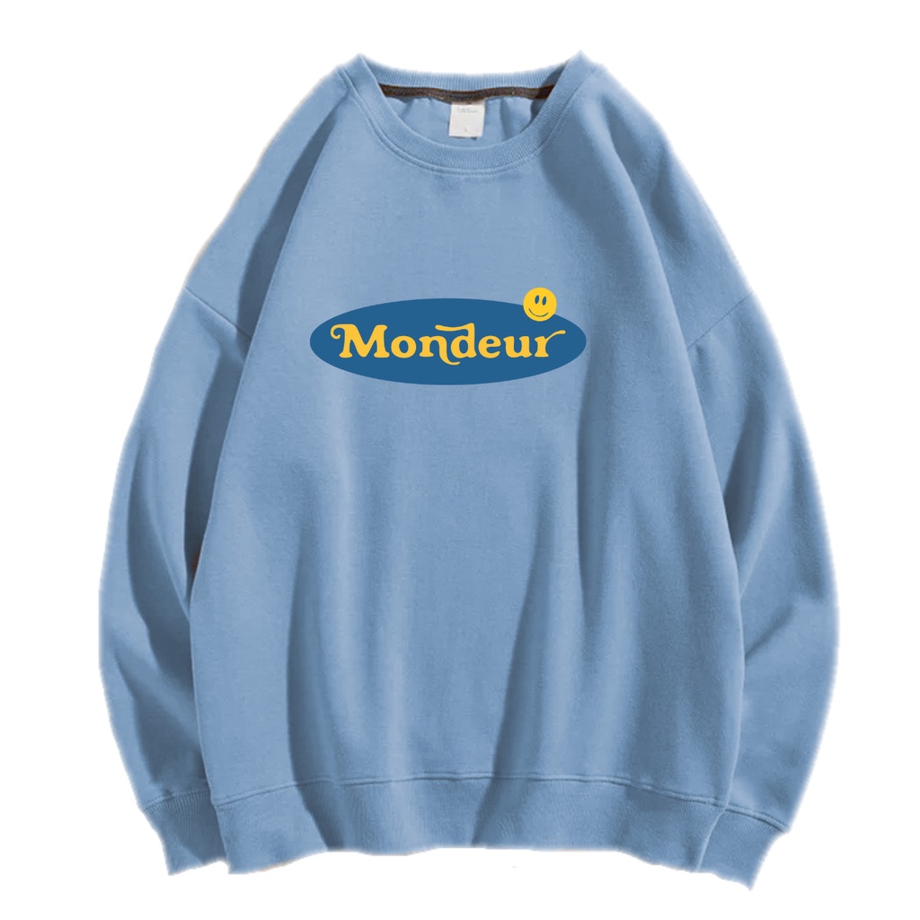 MONDEUR SWEATER CREWNECK PRIA WANITA Size M-XXL ANAIRA