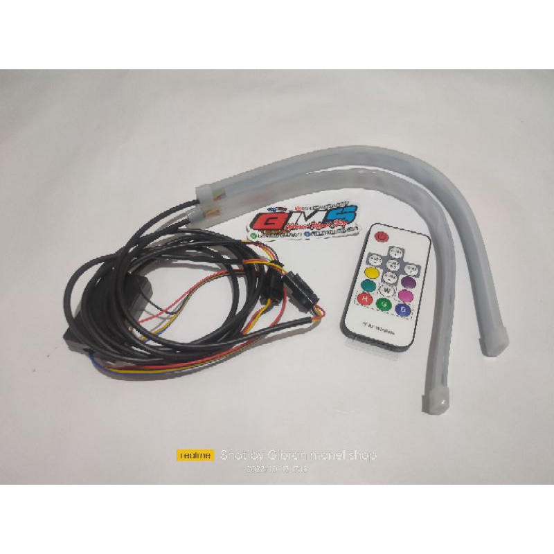 lampu alis running RGB+remot