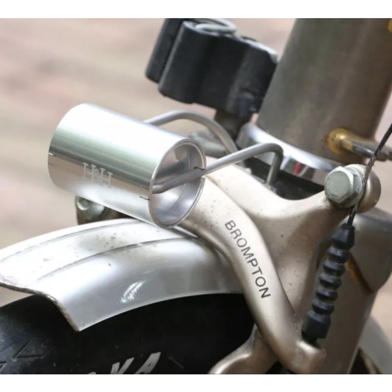 H&amp;H Bracket Lampu Depan Holder Lampu Depan Sepeda Lipat