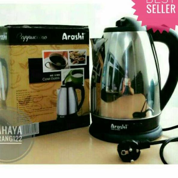 TERLARIS Teko  listrik Ketel listrik Ceret listrik 1,8  liter Arashi 1802/1801 